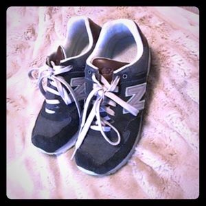 New Balance Blue Denim Sneakers Size 6.5